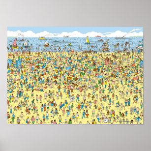 Wheres Wally Posters Image Prints Zazzle image regarding Where's Waldo Printable titled Wheres Wally Posters Image Prints Zazzle